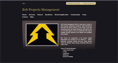 Desktop Screenshot of boltpropertymanagement.com