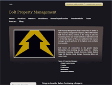 Tablet Screenshot of boltpropertymanagement.com